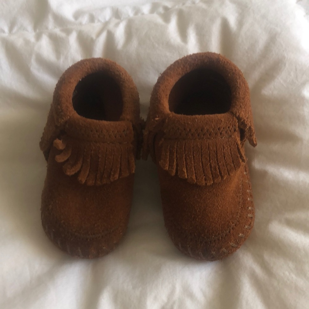 Minnetonka baby booties